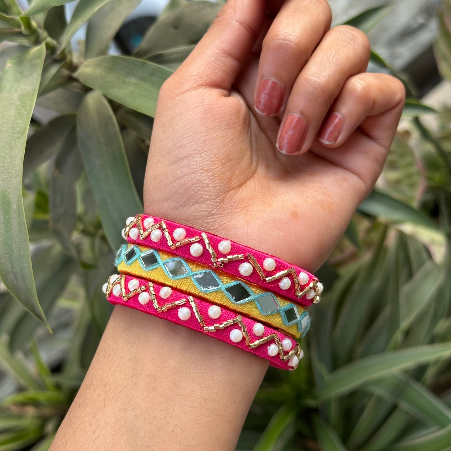 Dulhan Ki Behen- Earrings & Bangle combo