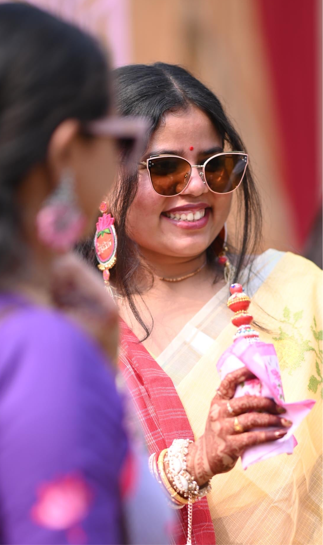 Dulhaniya Handmade Beaded Earring