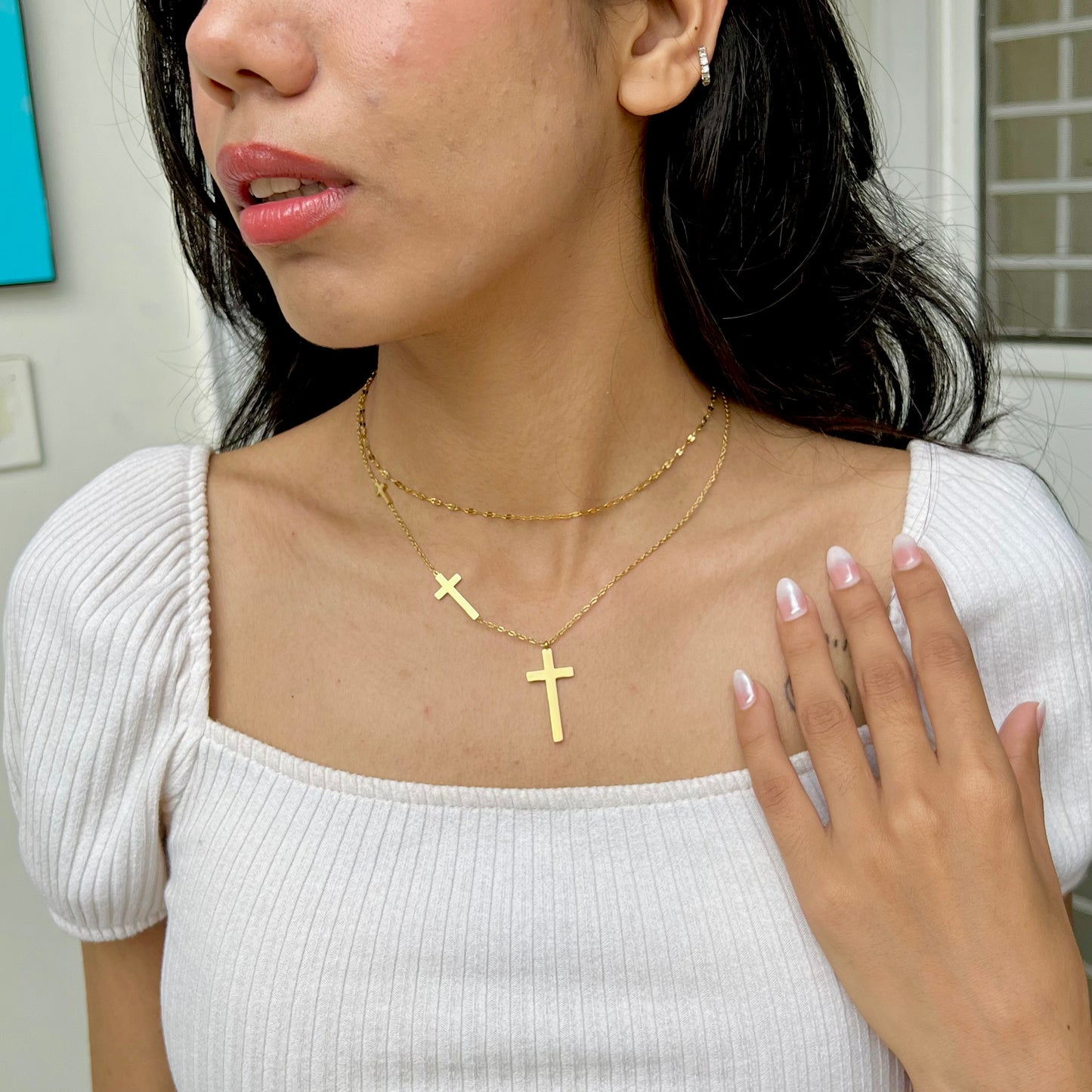 Divine Layers Metal Necklace