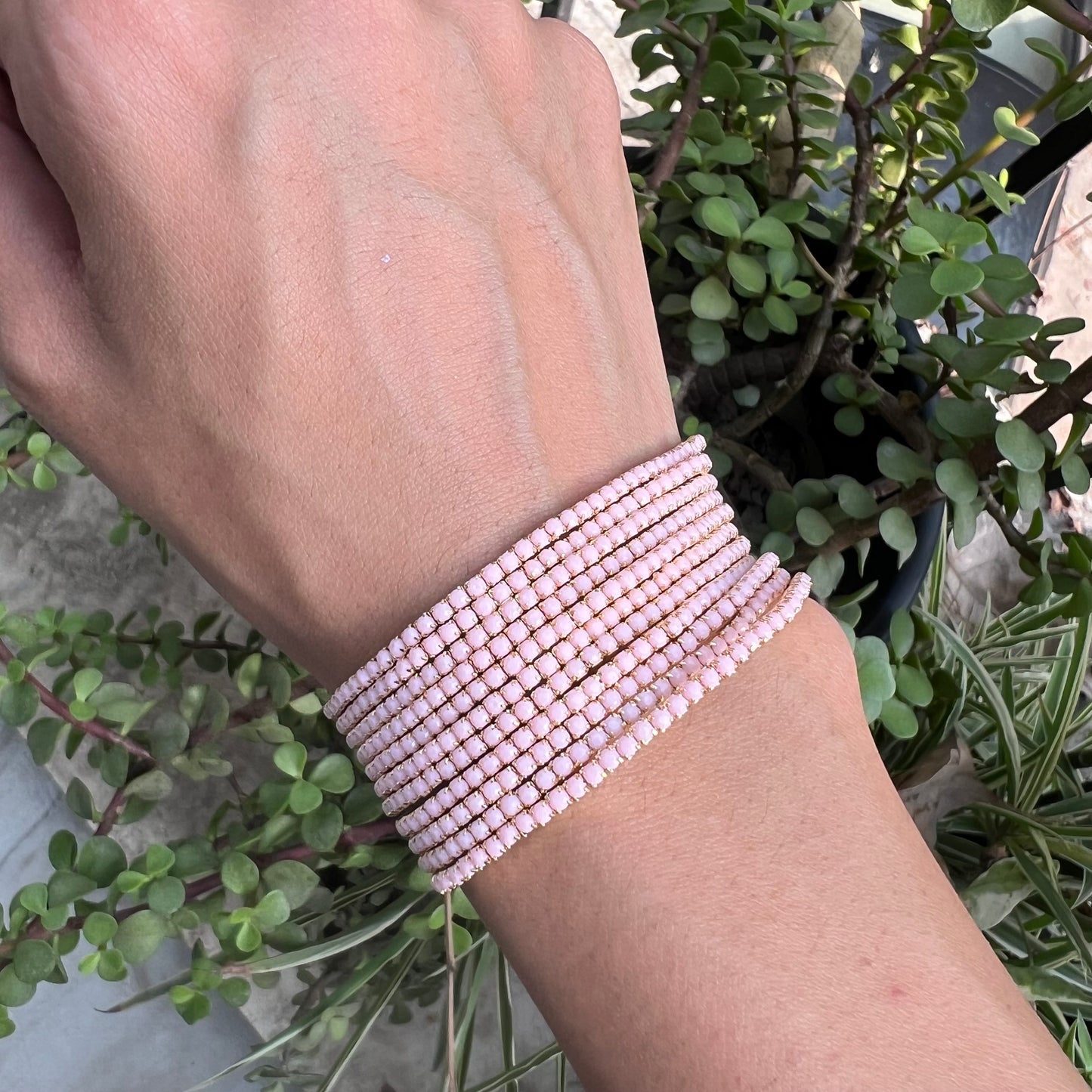 Rhinestone Thin Bracelet