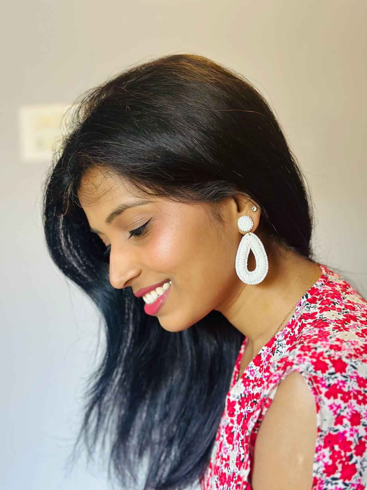 Tear Drop - Gulmarg Handmade Beaded Earrings