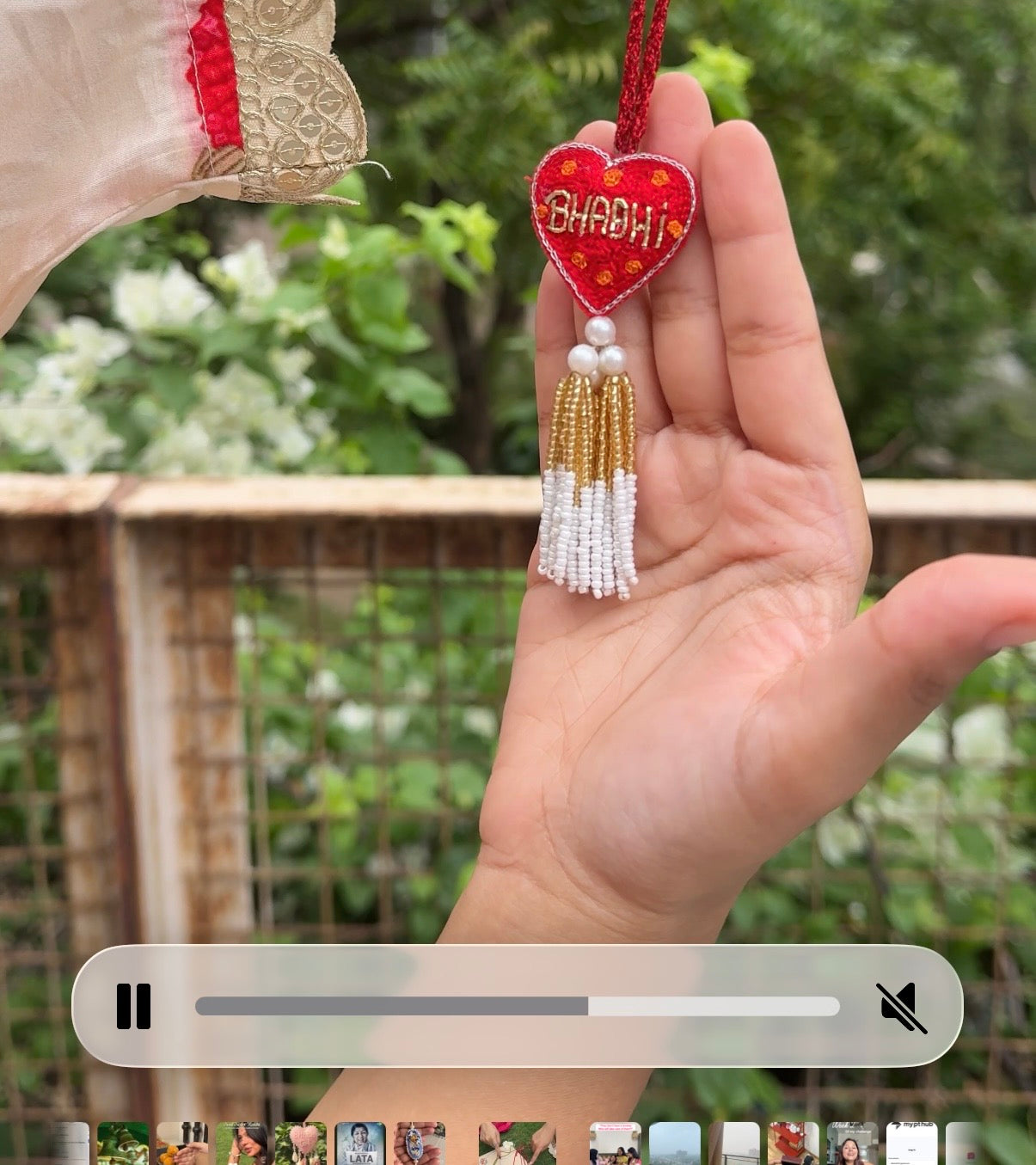 Dil Bhai Bhabhi Handmade Rakhi Combo