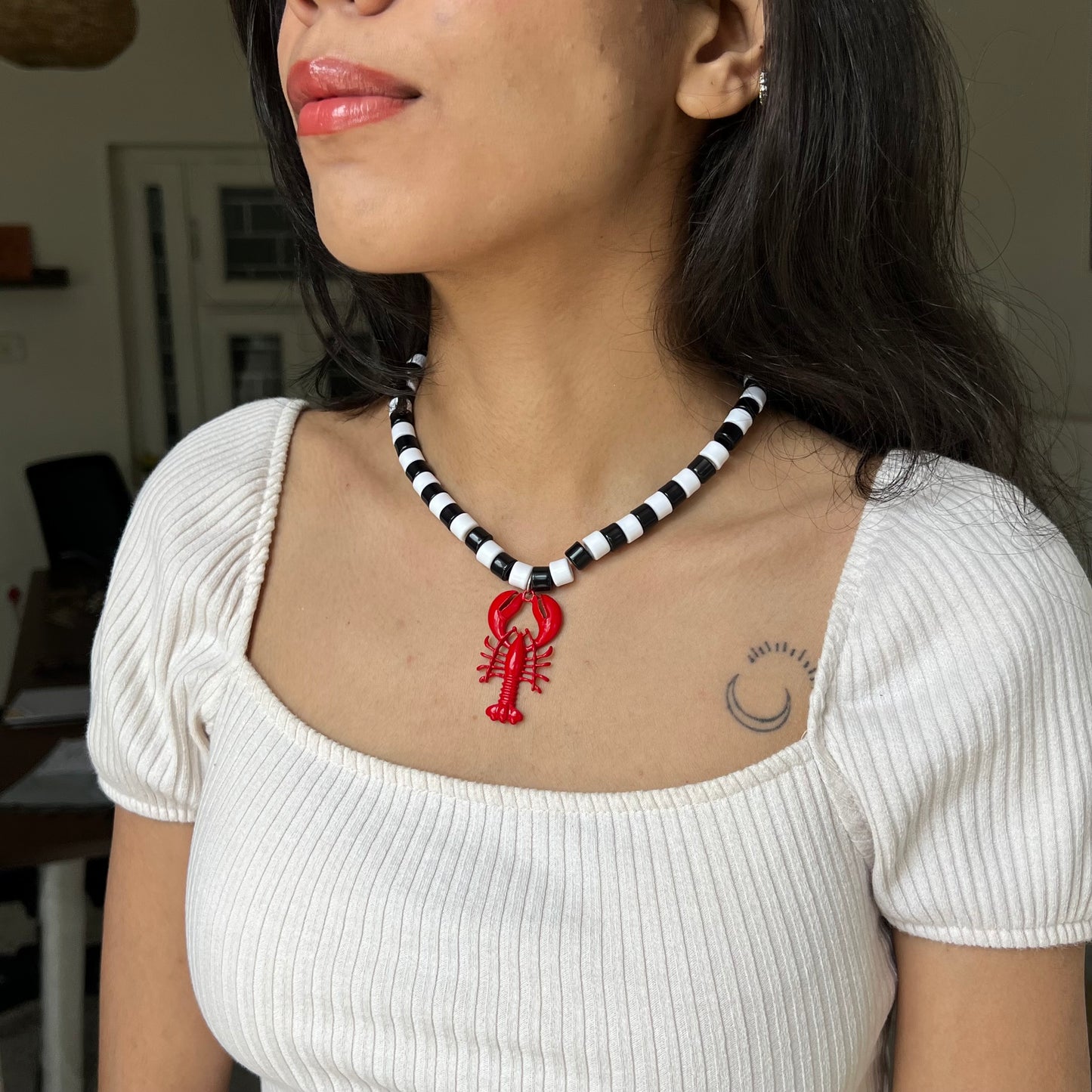 Lobster Pendant Necklace