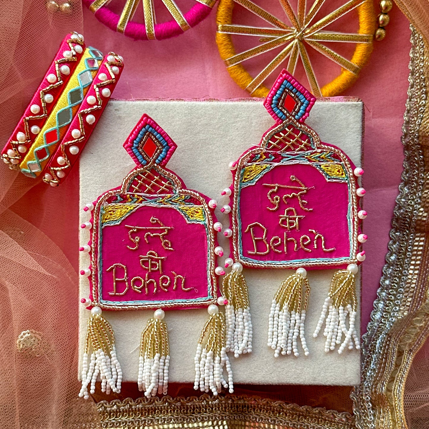 Dulhe Ki Behen- Earring and Bangle combo