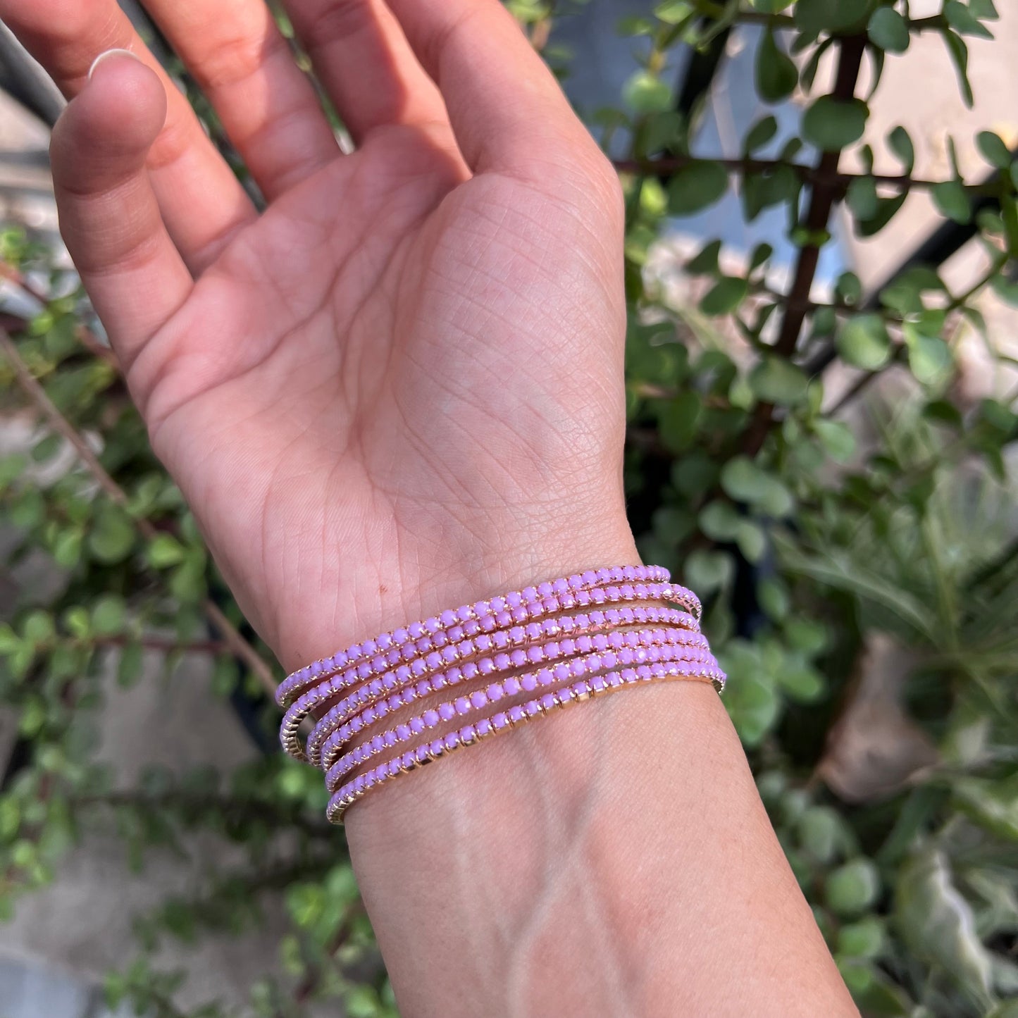 Rhinestone Thin Bracelet