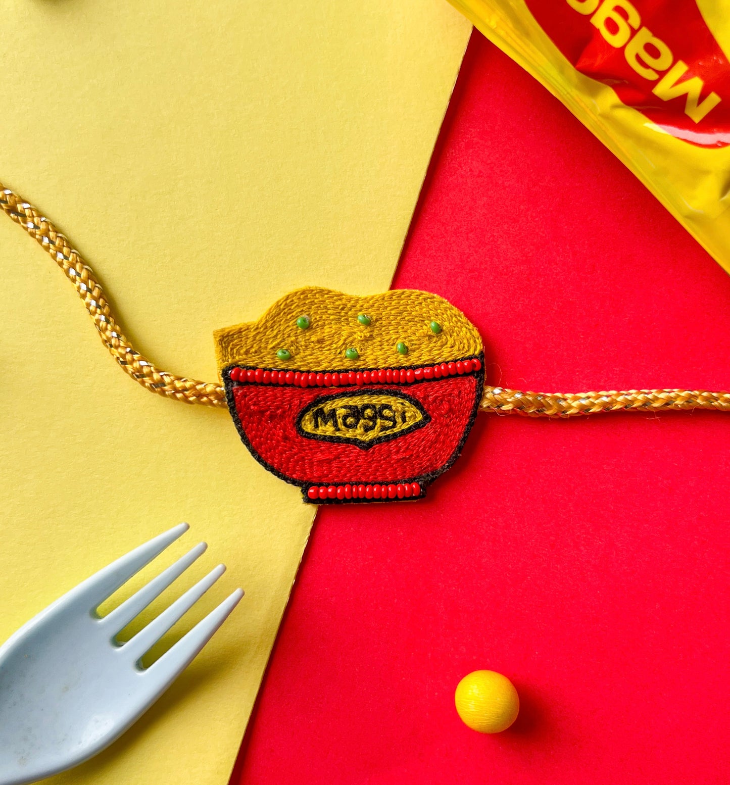 Maggie Embroidered Rakhi