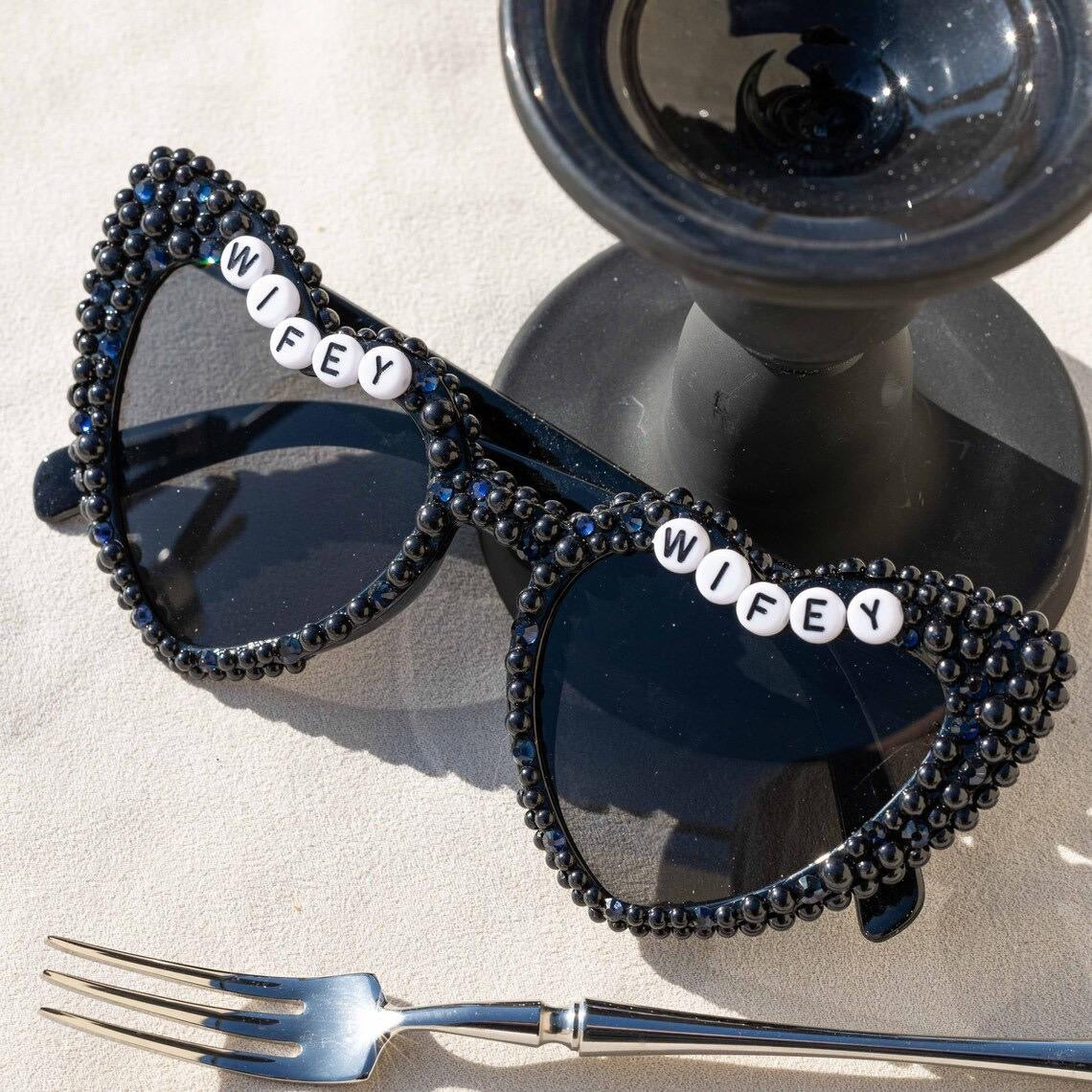 Bride Funky Beaded Shades