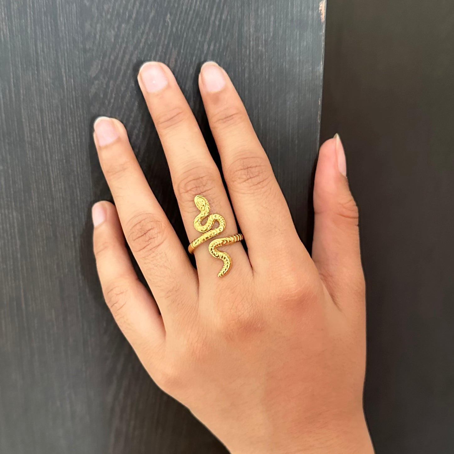 Serpent Gold Ring