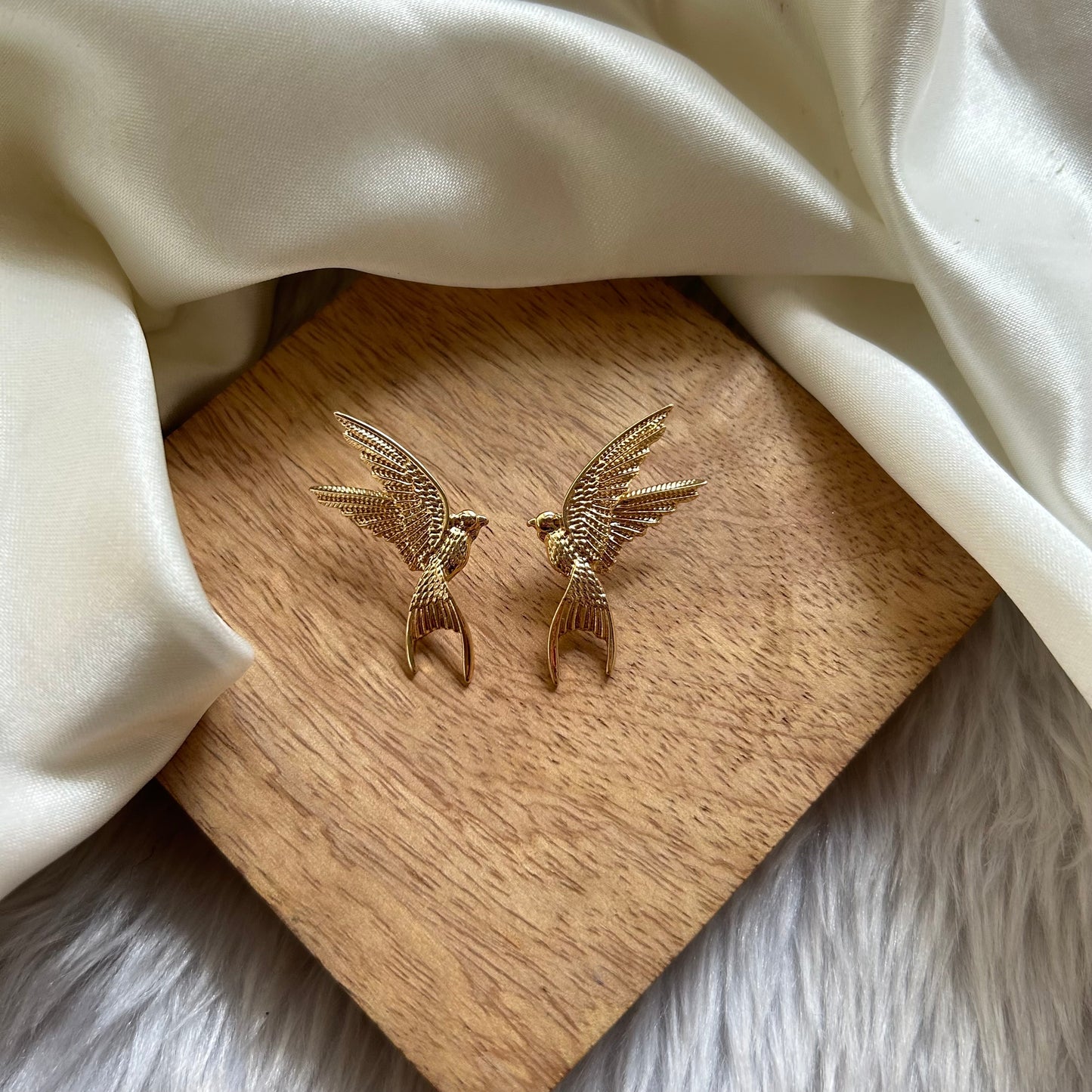 Kingfisher Bird Ear Studs