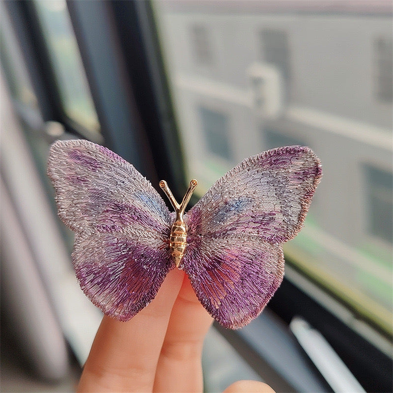 Purple Dream Butterfly Metal Pin