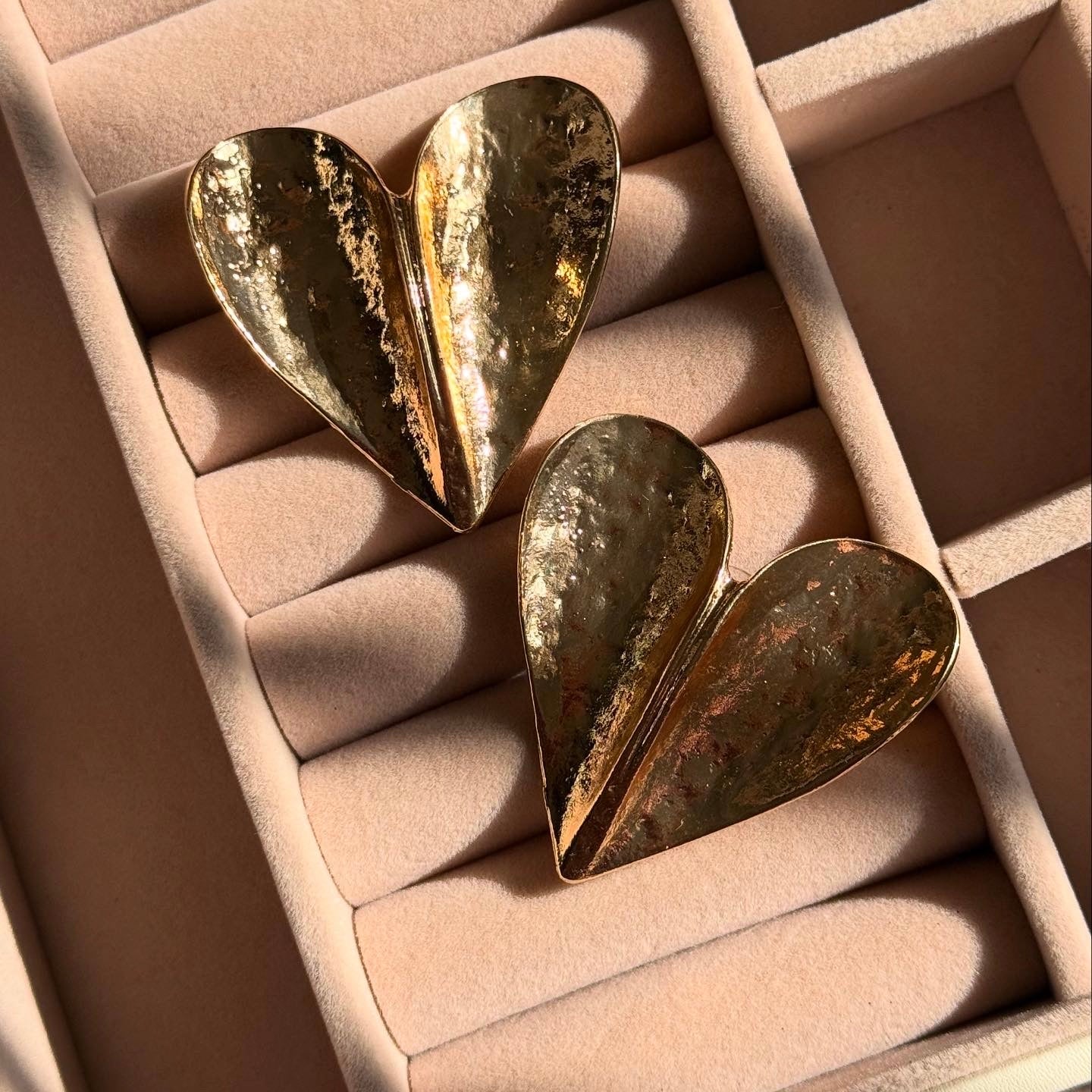 Purely Yours Heart Alloy Ear Studs