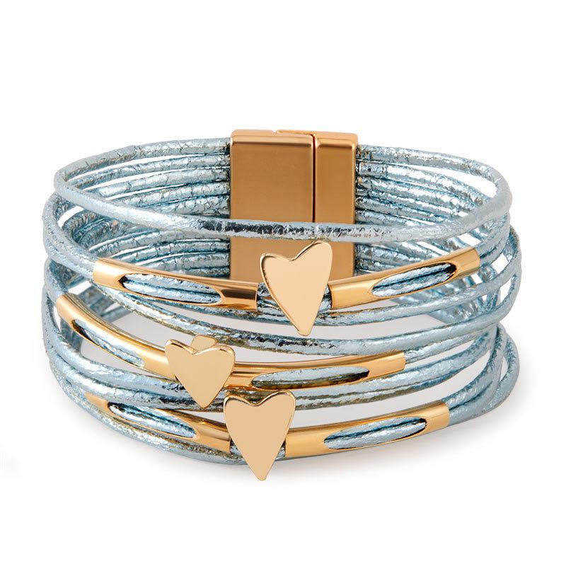 Moonlit Layers Copper Bracelet