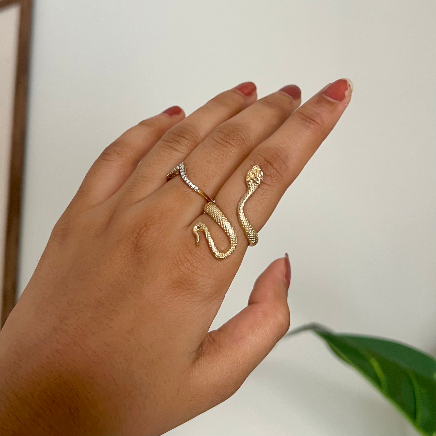 Serpent Gold Ring