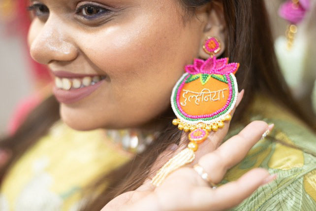 Dulhaniya Handmade Beaded Earring