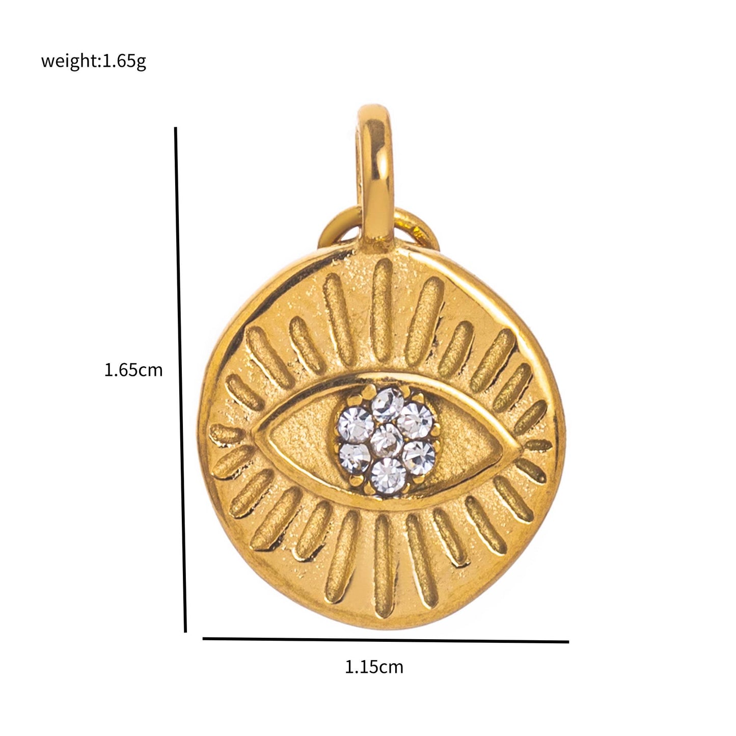 Stainless Steel Gold Plated Charms