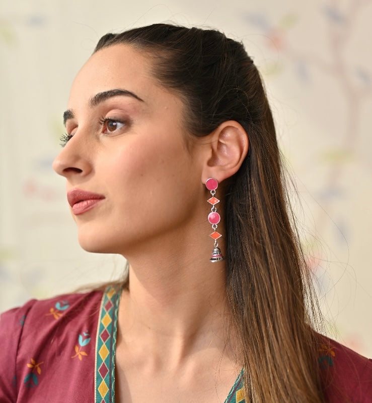 Meha (Pink & Orange)