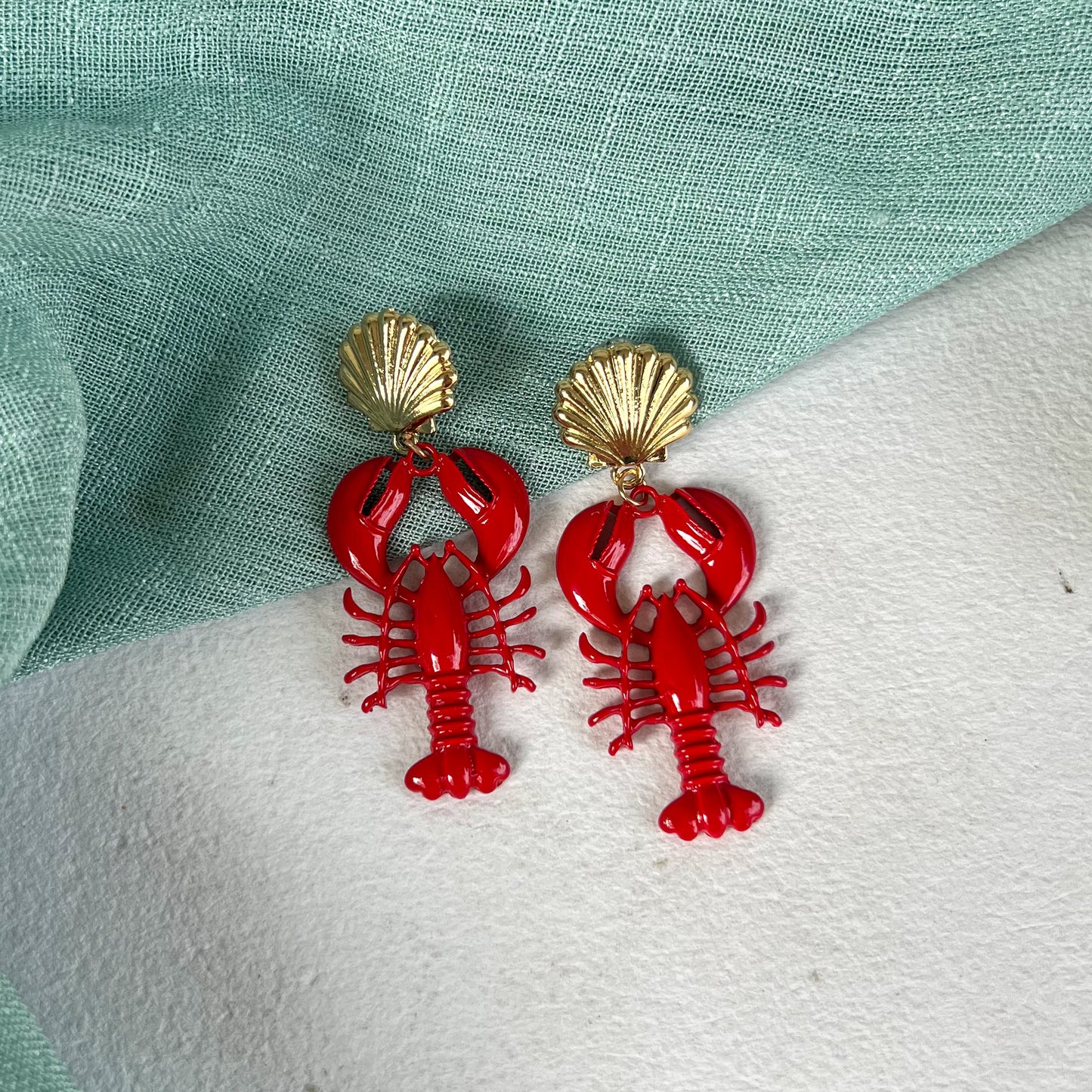 Crab Shell Alloy Earring