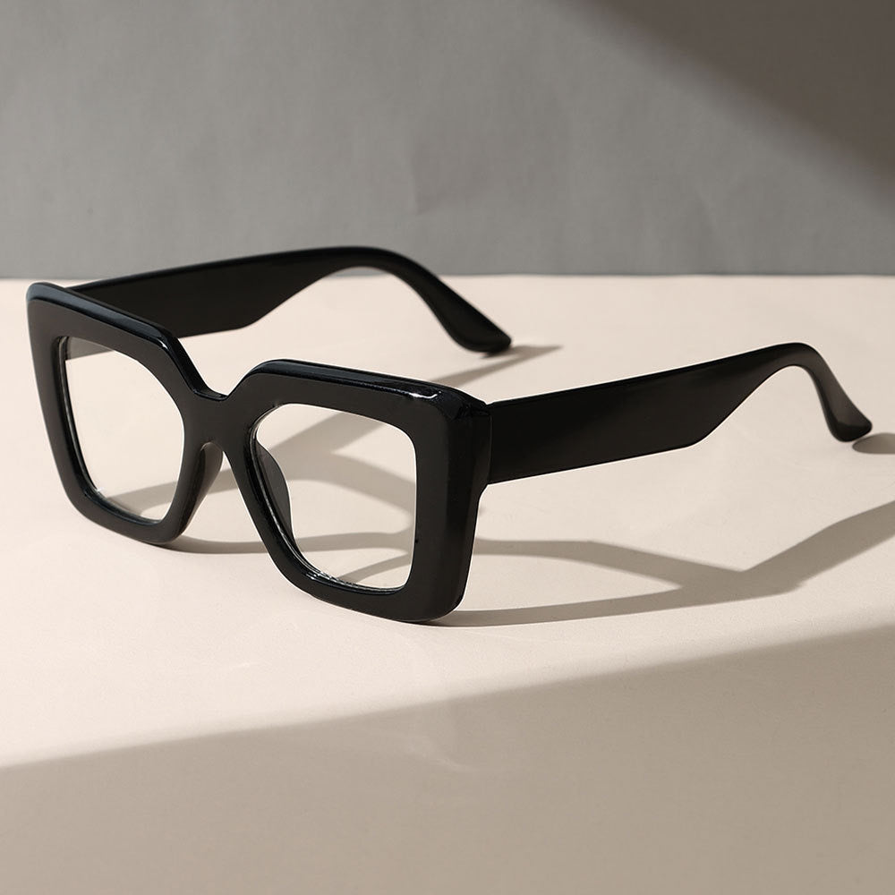 Black Large Cat Eye Frames