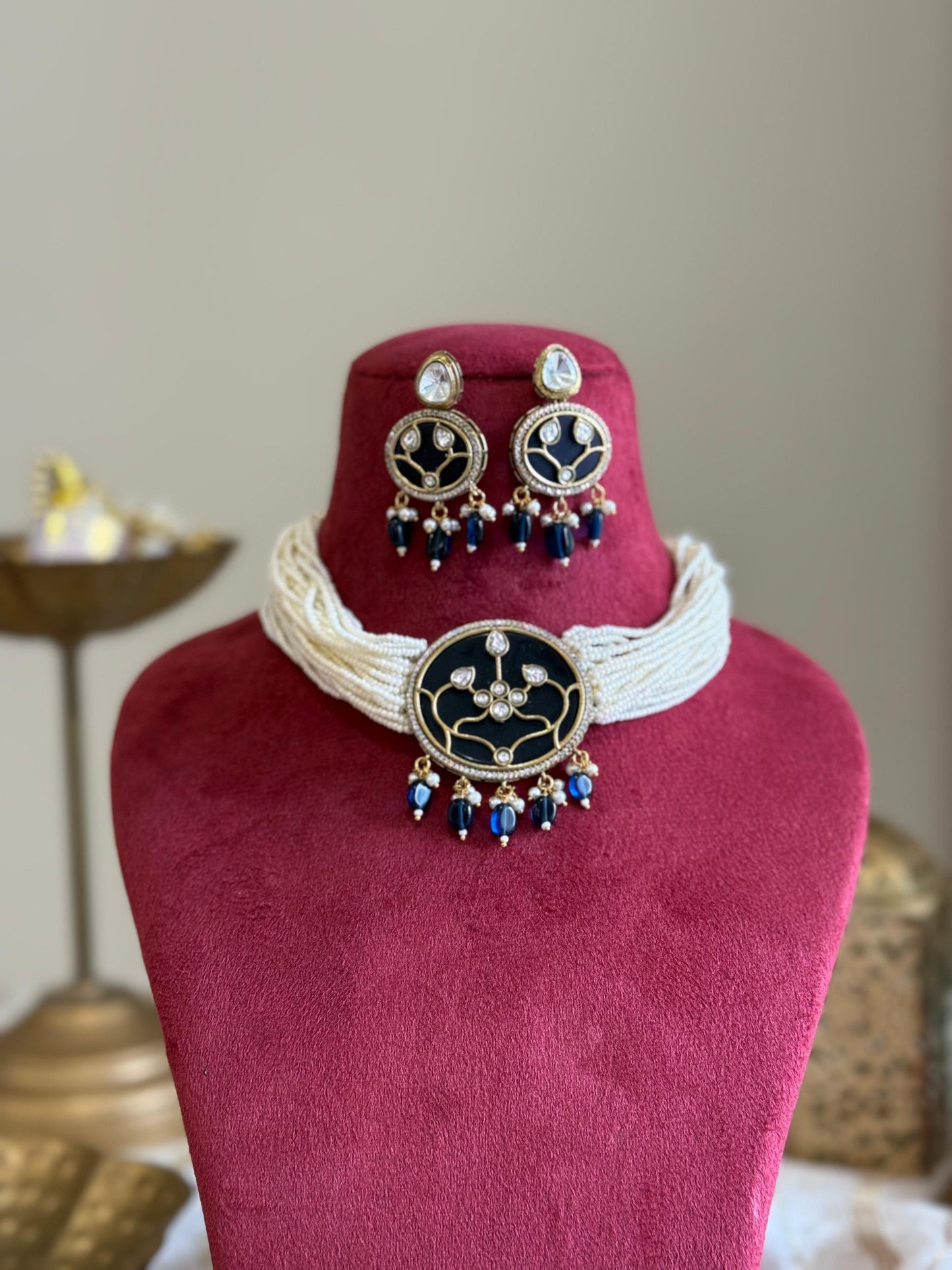 Ziya Kundan Choker Set