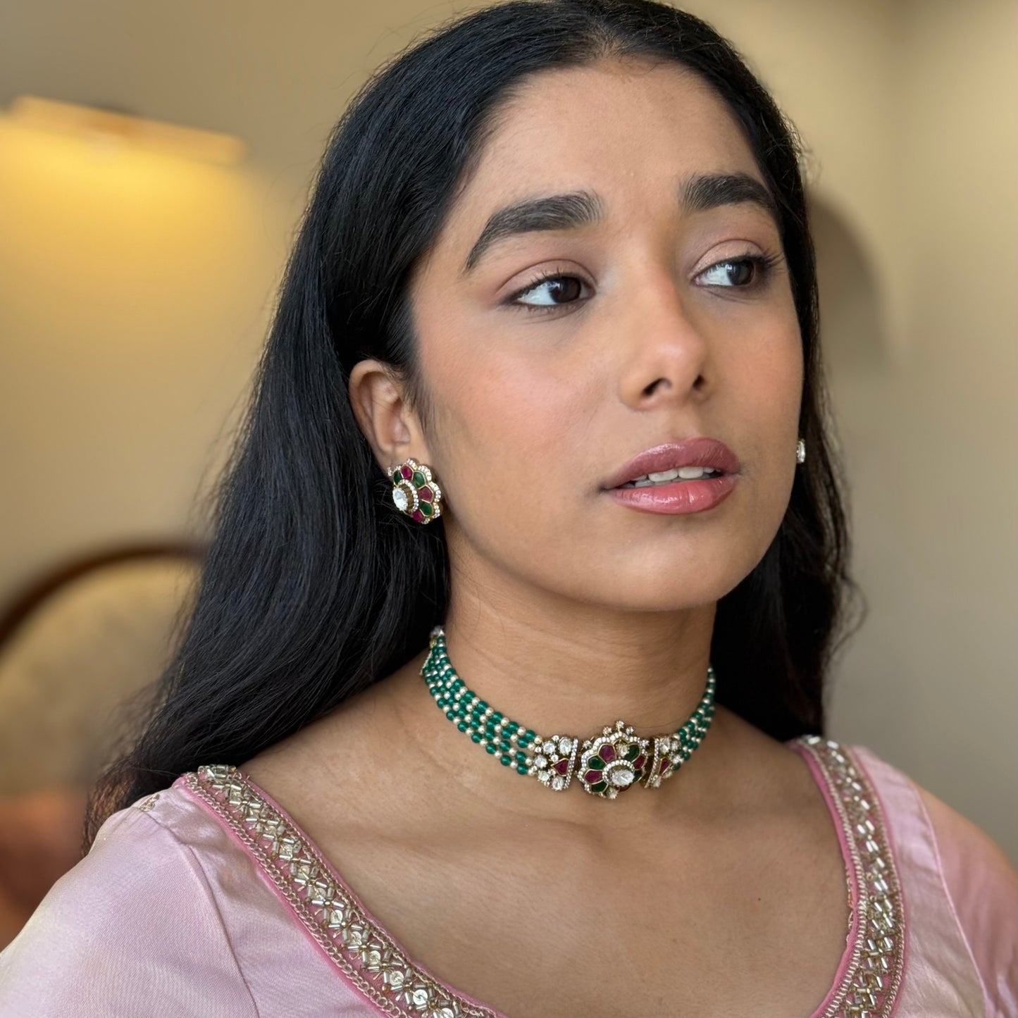 Gulbahar Kundan Choker Set