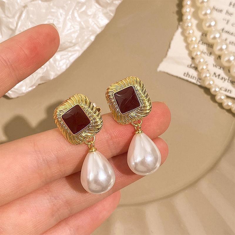 Radiant Rose Drop Earrings