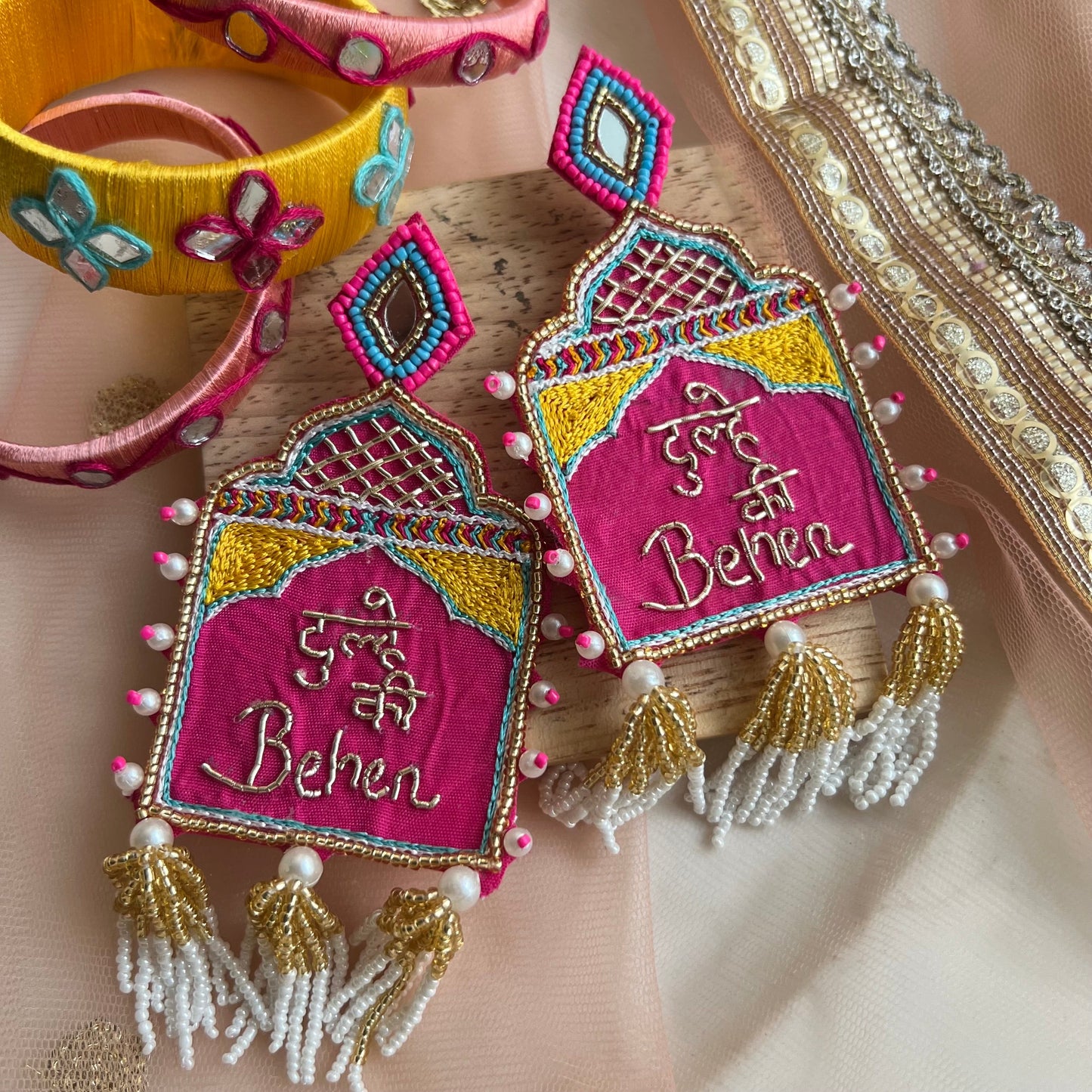 Dulhe Ki Behen- Earring and Bangle combo