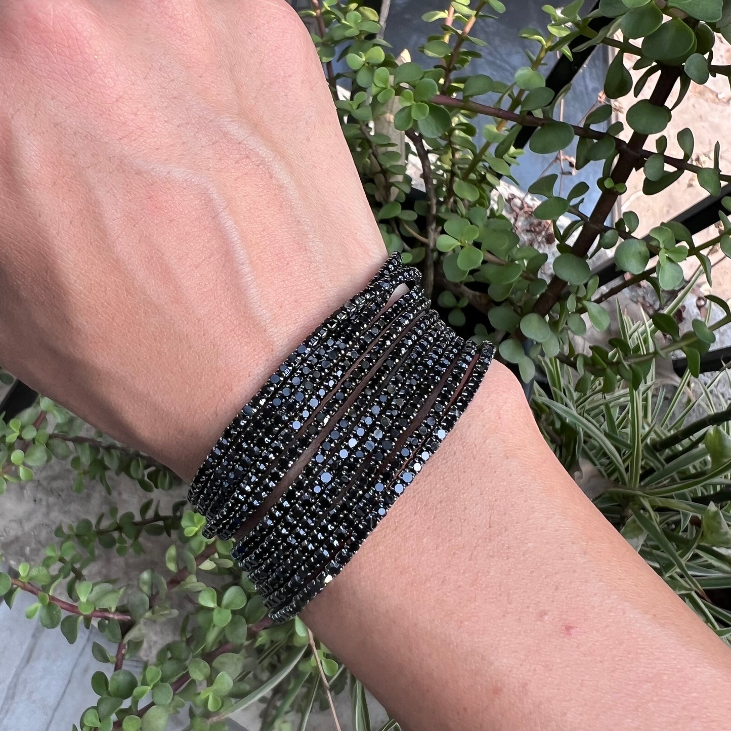 Rhinestone Thin Bracelet