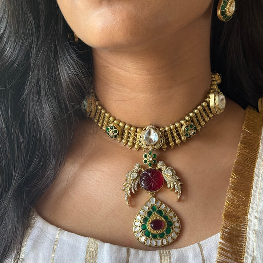 Pakhi Kundan Necklace Set