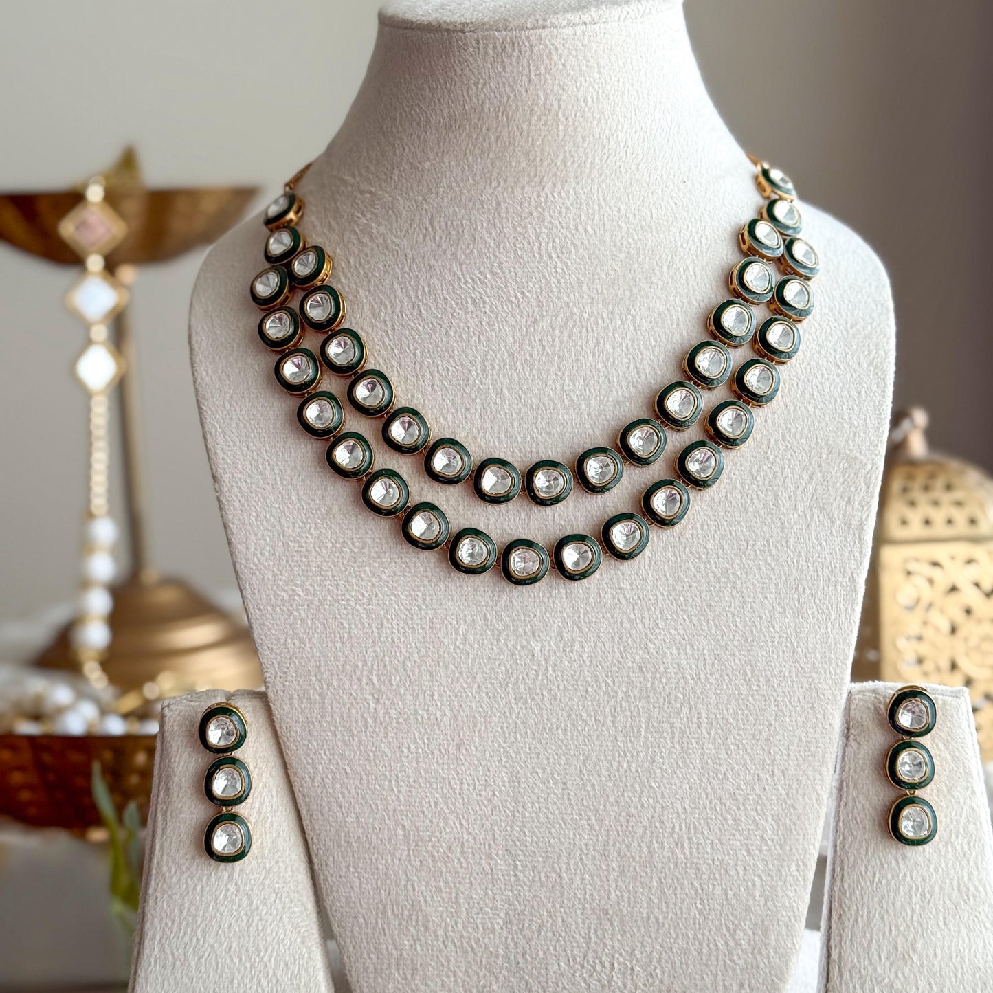 Sahiba Handcrafted Moissanite Set