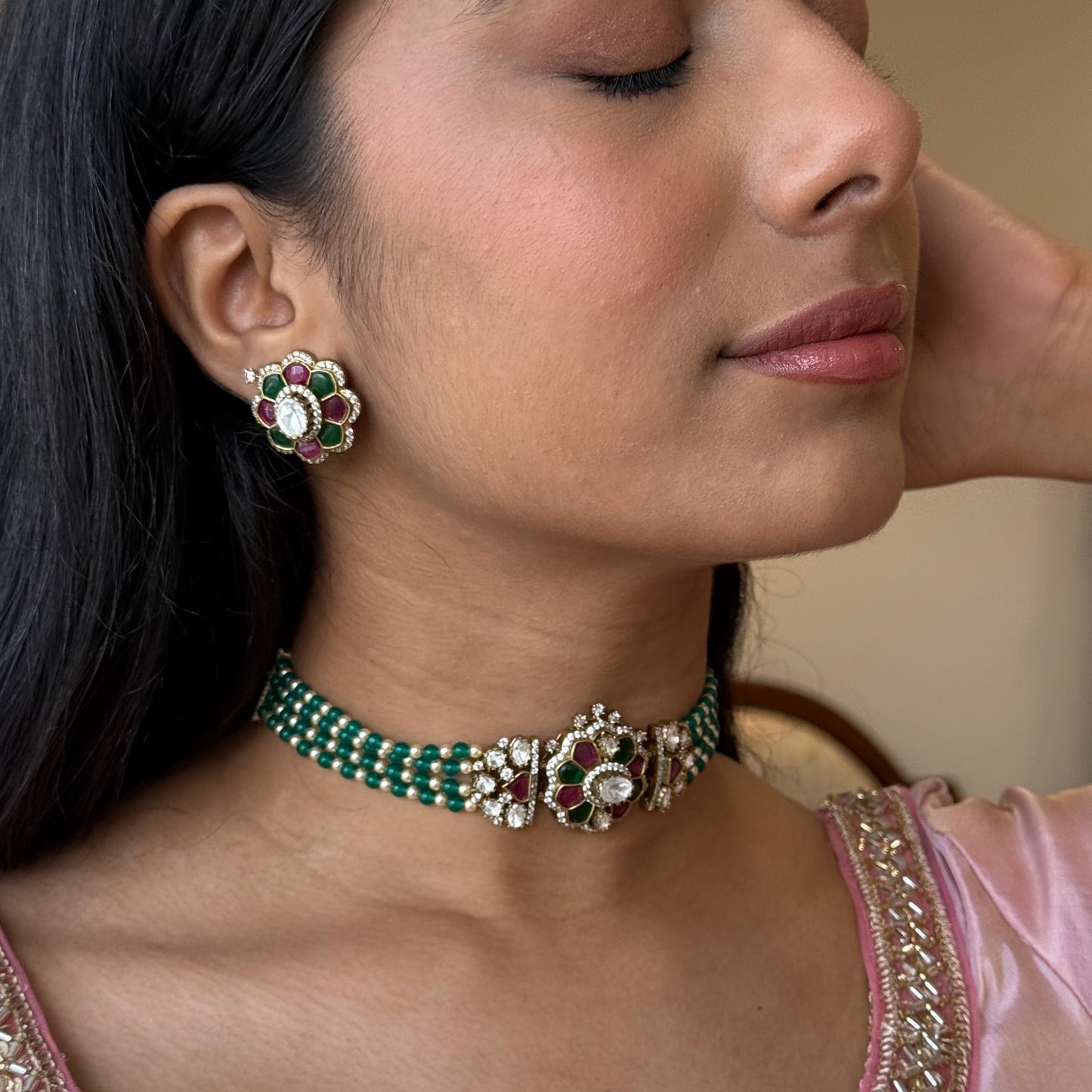 Gulbahar Kundan Choker Set