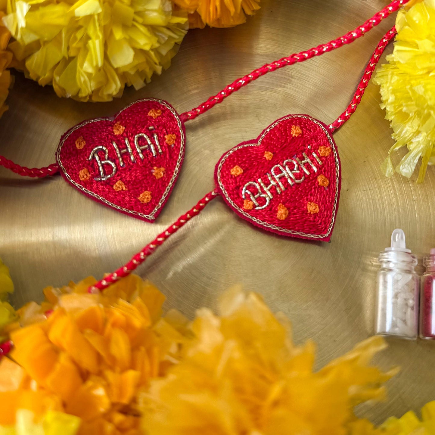 Bhai Bhabhi Handmade Rakhi Combo