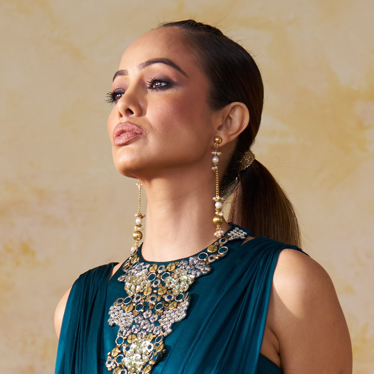 Nayra Brass Earrings