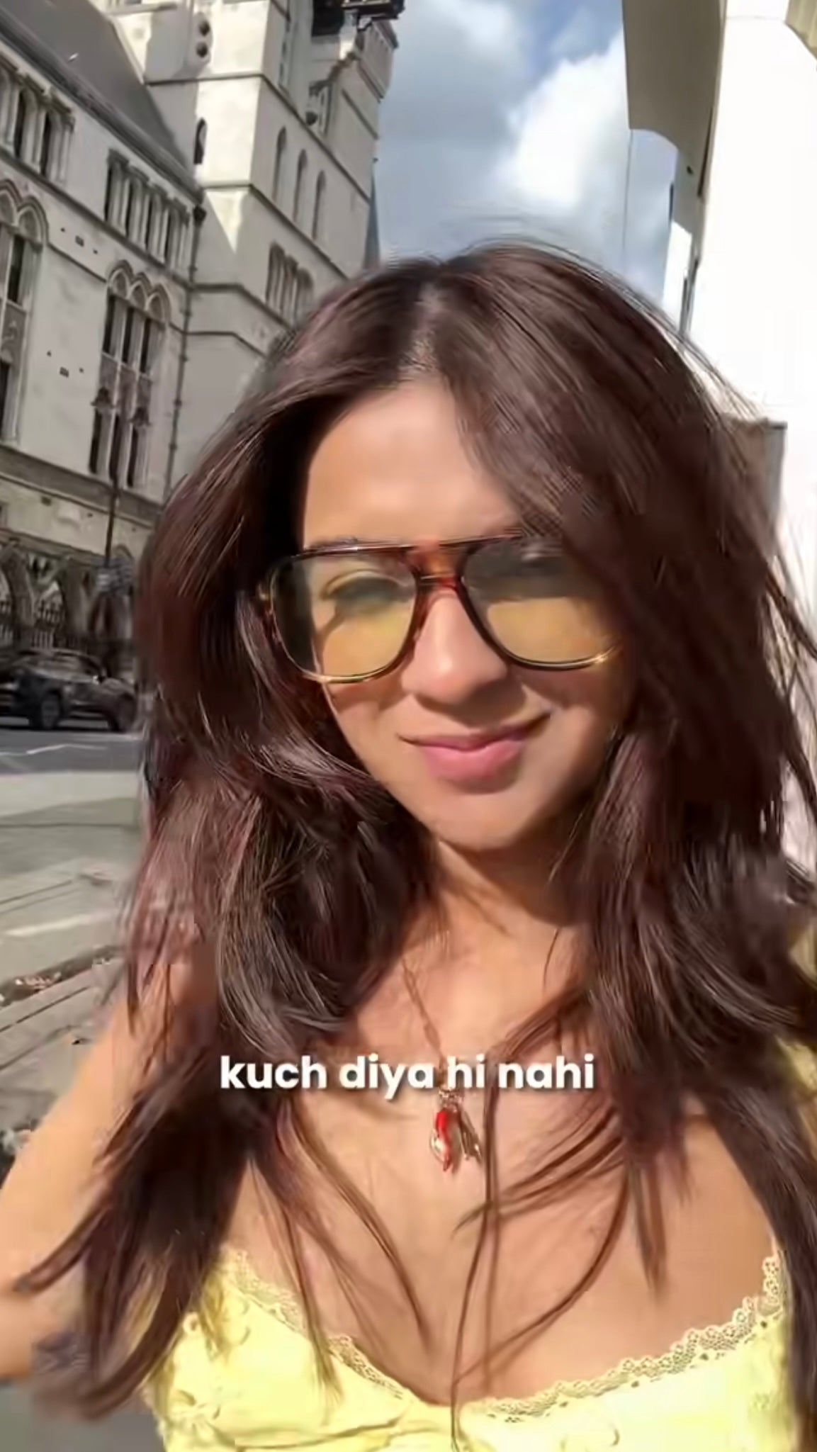 Lucky Metal Charms 18K Gold Plated Necklace