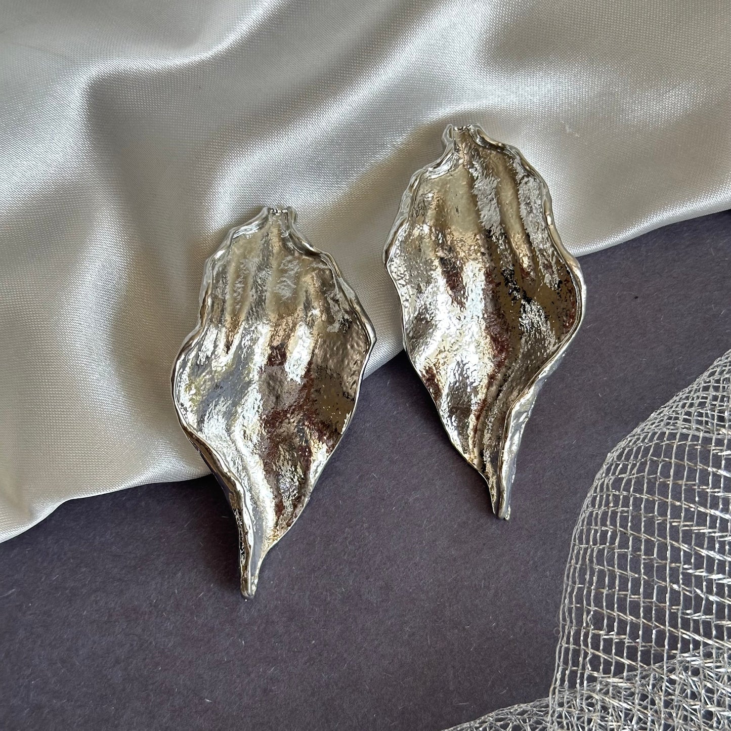 Lucifer Classic Vintage Silver Earrings