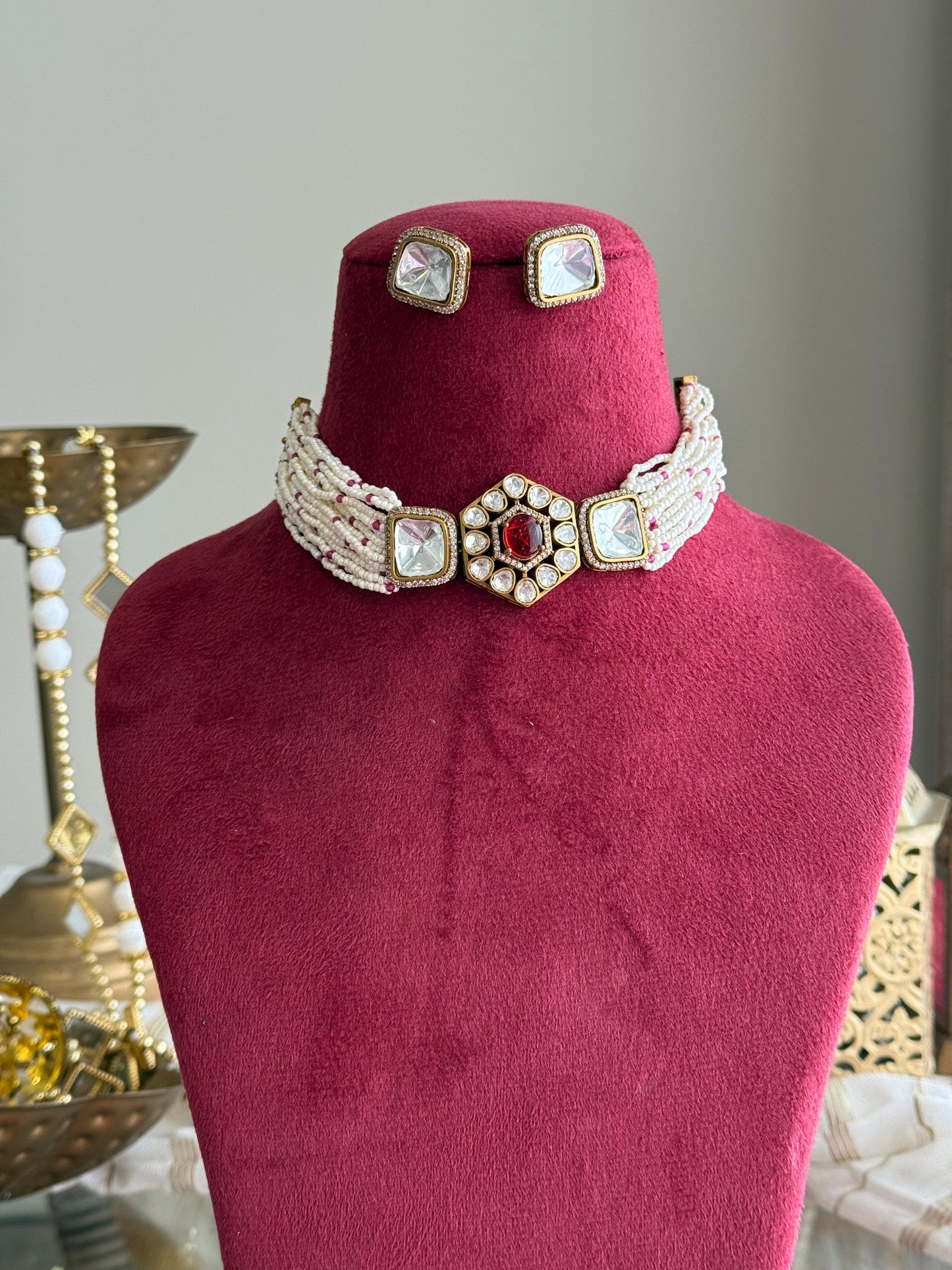 Maharani Handcrafted Pearl Set