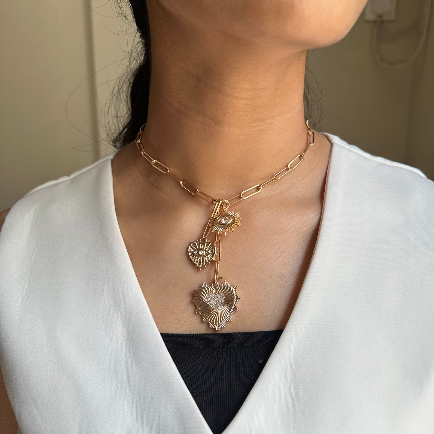 Eye of Love Gold Necklace Pre Order