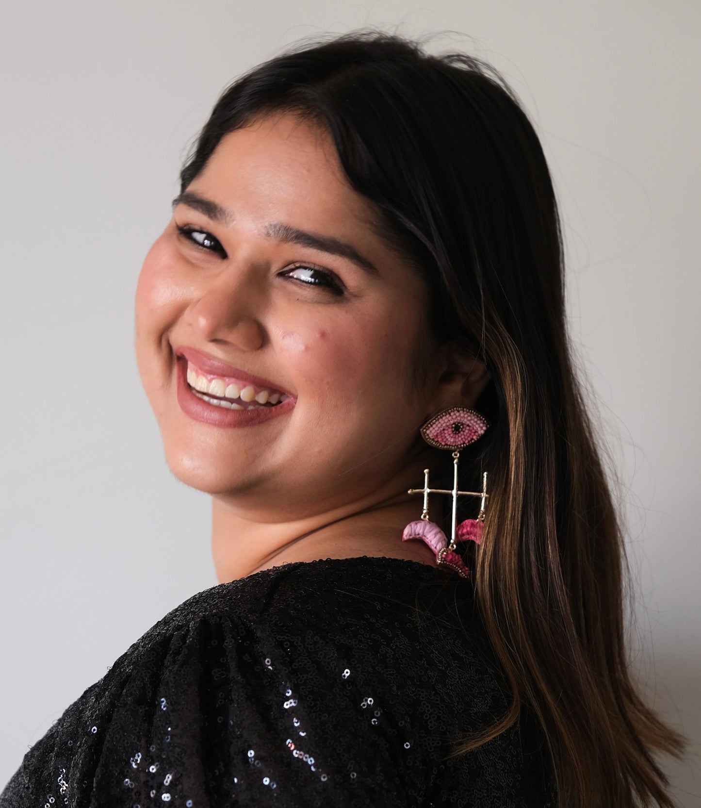 Third Eye Handmade Beaded Earrings