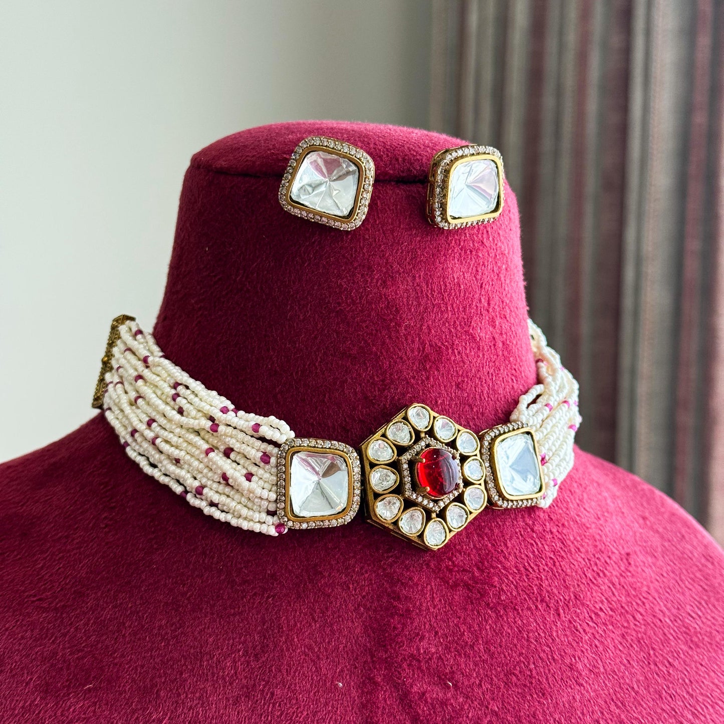 Maharani Handcrafted Pearl Set
