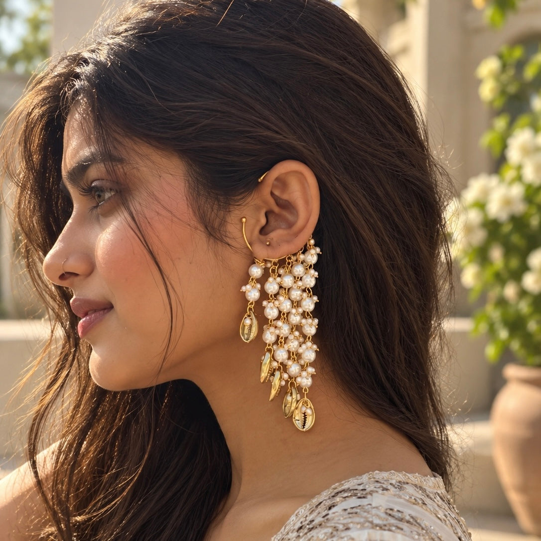 Zaya Shell Ear Cuff (Both sides)