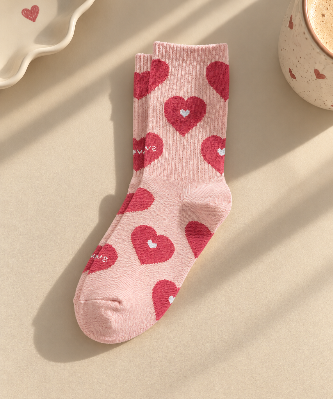 Sweetheart Crew Socks