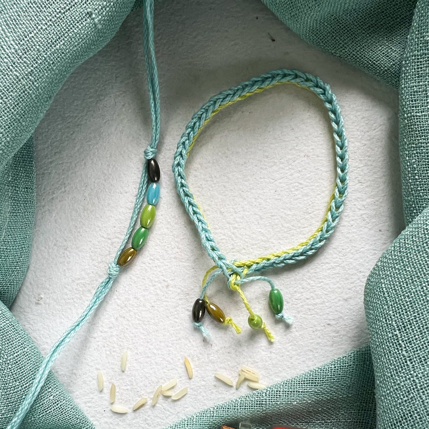 Saagar Rakhi & Bracelet Set