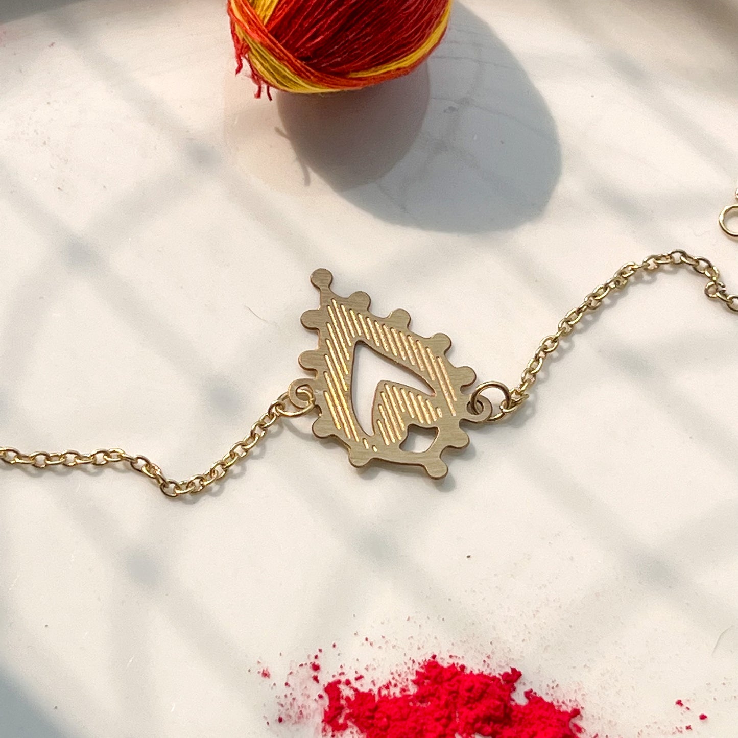 Krishna Brass Bracelet