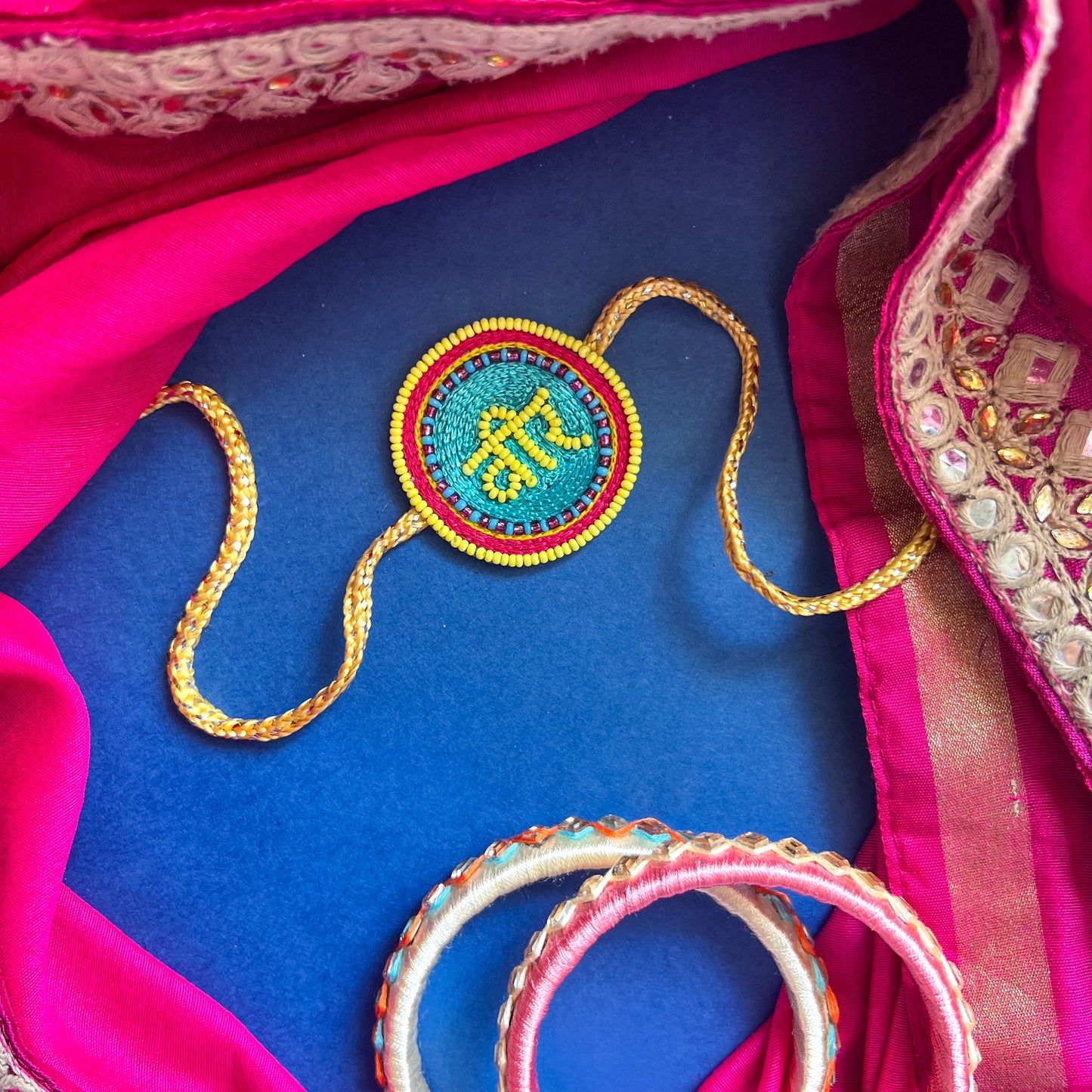 Veer Handmade Beaded Rakhi