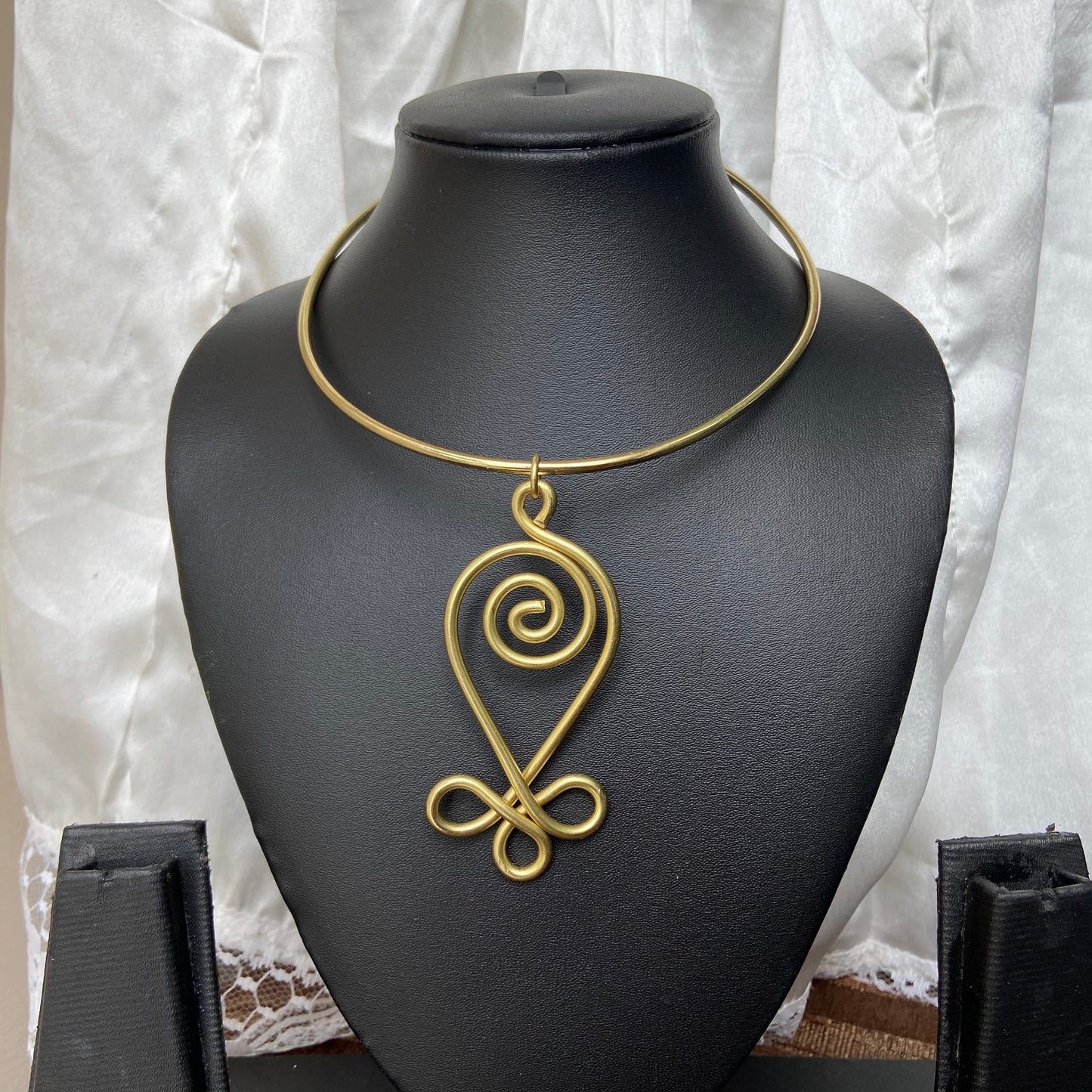 Posy Handmade Brass Choker