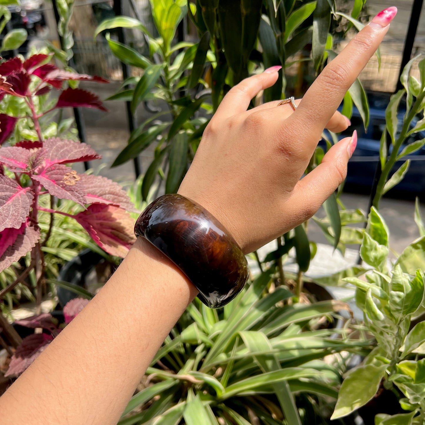 Earthly Resin Bangle