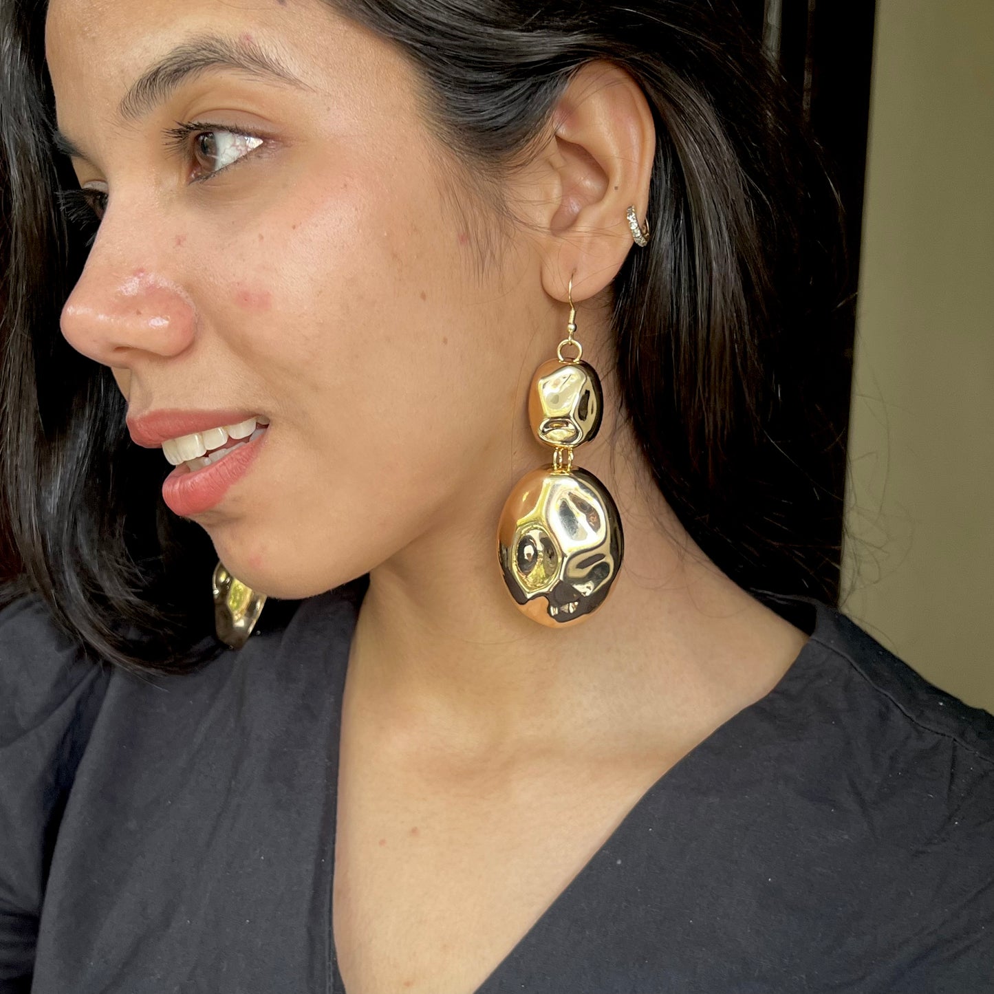 Geometric Gold Bold Statement Set