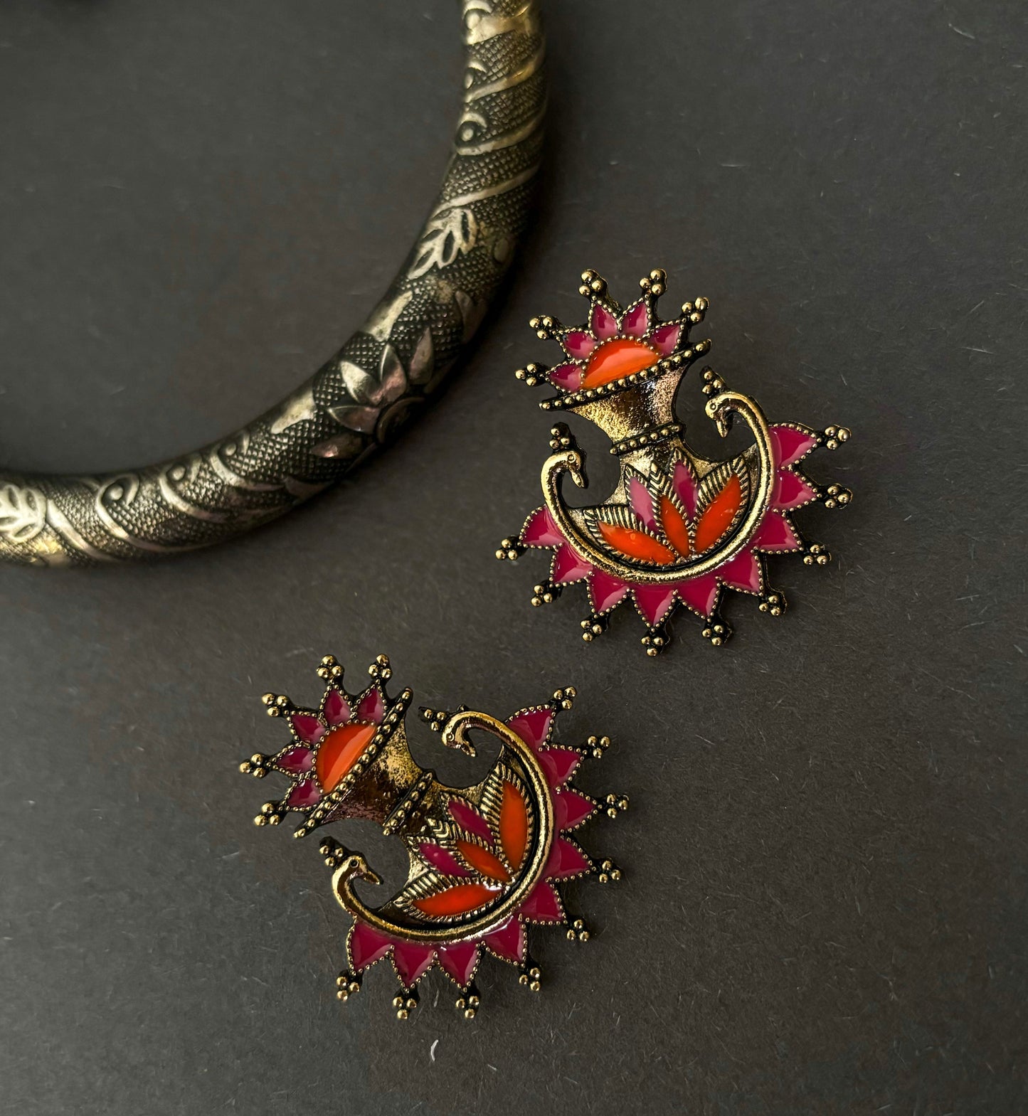 Mayoor (Pink&orange)