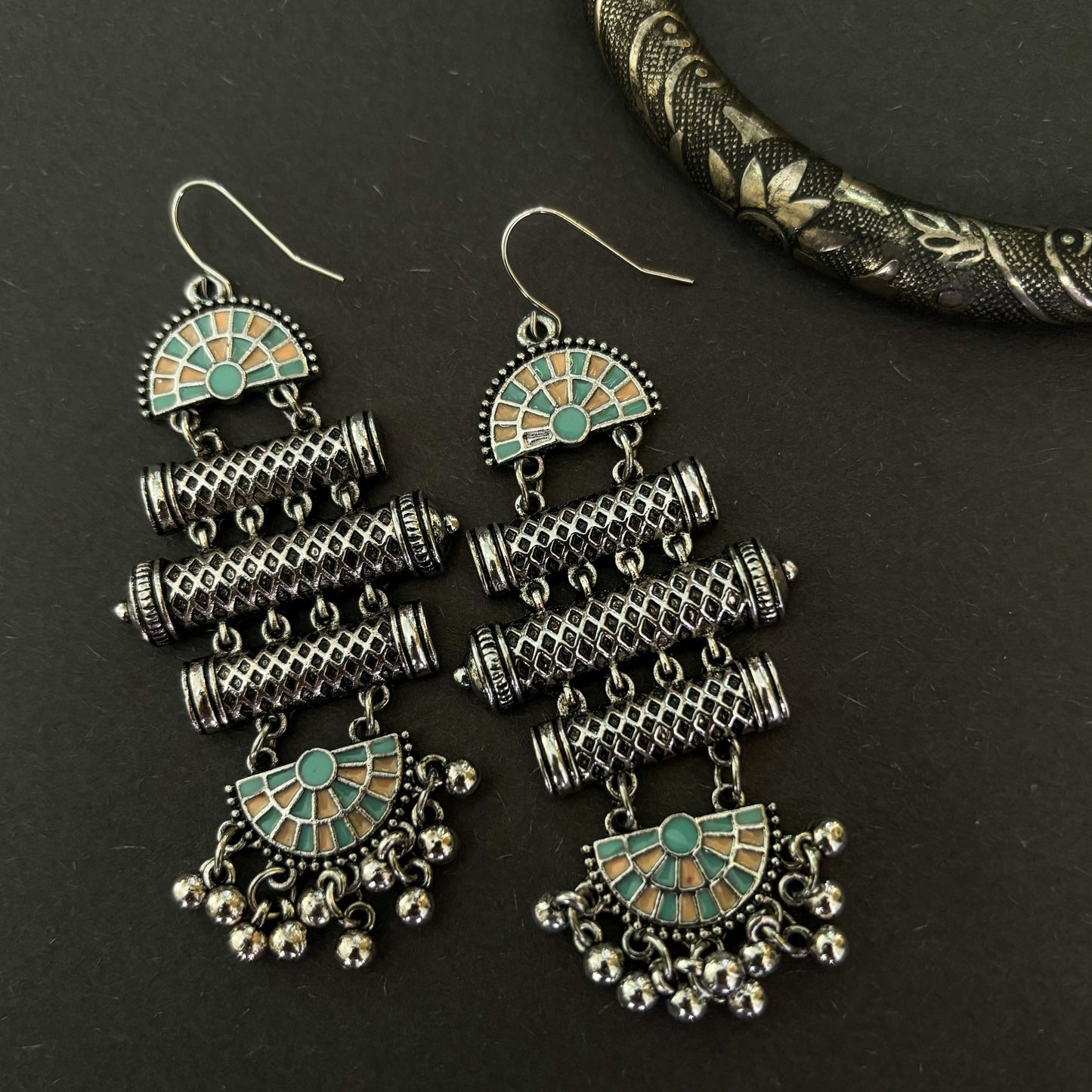 Sadhvi (Mint green & baby pink)