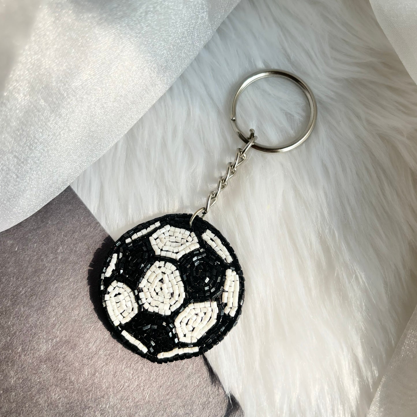 Football keychain