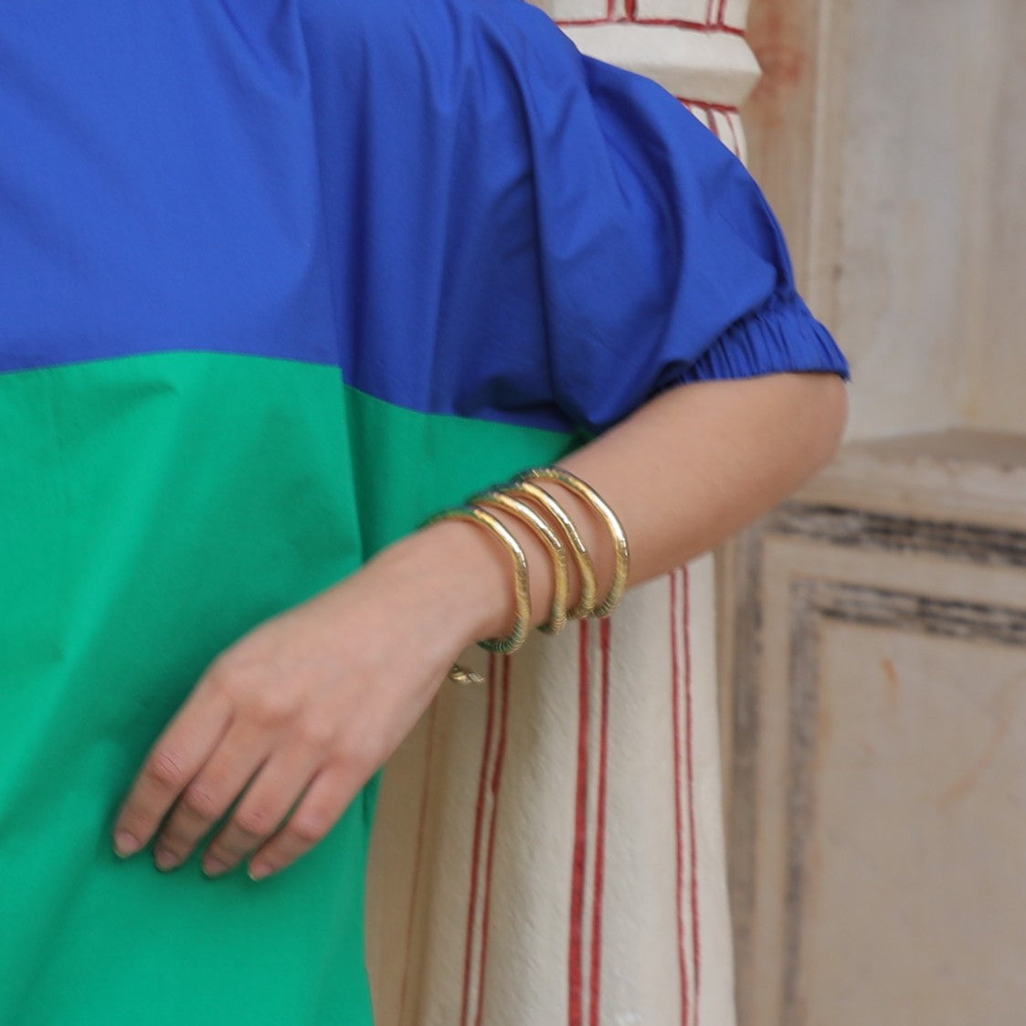 Snake Bendable Gold (2 IN 1) - Bracelet & Neckpiece